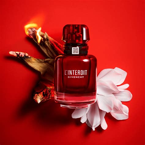 l'interdit parfum rouge givenchy.